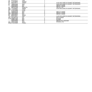 Isuzu 6BG1-TRA12 Engine Parts Catalog Manual