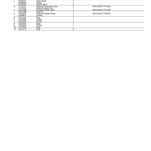 John Deere 1070E IT4 Wheeled Harvesters Parts Catalog Manual