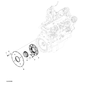 John Deere 1270E IT4 T2 6W Wheeled Harvesters (SN 002501 – 003008) Parts Catalog Manual