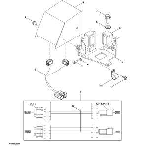 John Deere 1270E IT4 T2 6W Wheeled Harvesters (SN 002501 – 003008) Parts Catalog Manual