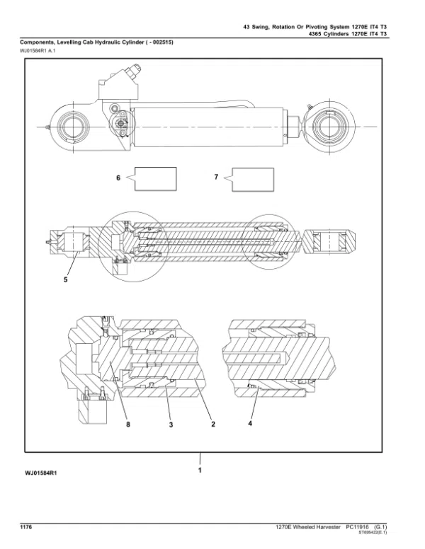 PC11916_1175-600x776 John Deere 1270E IT4 T3 6W Wheeled Harvesters (SN 002501 – 003008) Parts Catalog Manual