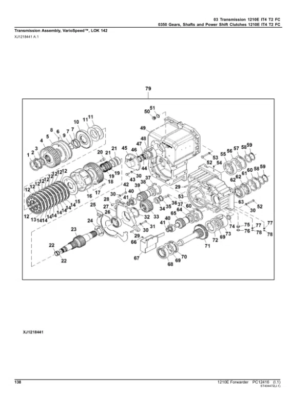 PC12416_137-600x776 John Deere 1210E IT4 T2 FFC Forwarders Parts Catalog Manual