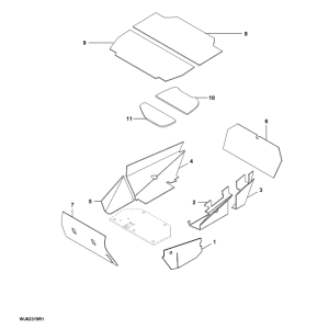 John Deere 1210E IT4 T2 FFC Forwarders Parts Catalog Manual