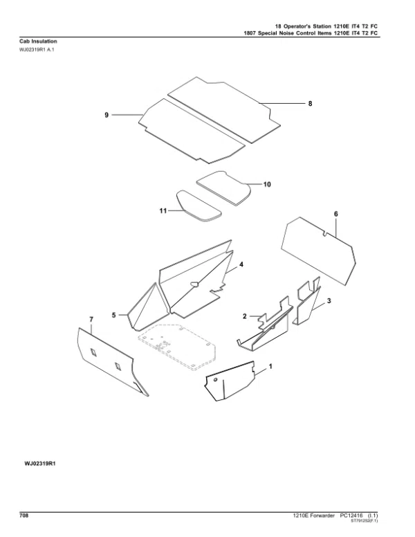 PC12416_707-600x776 John Deere 1210E IT4 T2 FFC Forwarders Parts Catalog Manual