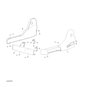 John Deere 1510E IT4 T3 FFC Forwarders (SN 003001 – 003569) Parts Catalog Manual