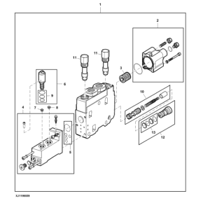 John Deere 1510E IT4 T2 FFC Forwarders Parts Catalog Manual