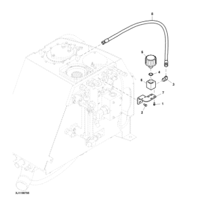 John Deere 1910E T2 FFC Forwarders (SN 002501-001883) Parts Catalog Manual