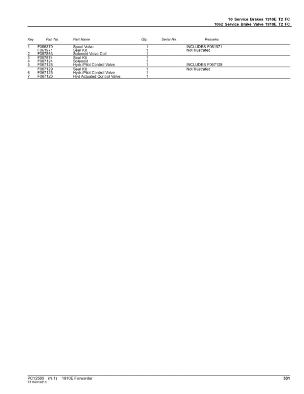 PC12580_530-600x776 John Deere 1910E T2 FFC Forwarders (SN 002501-001883) Parts Catalog Manual