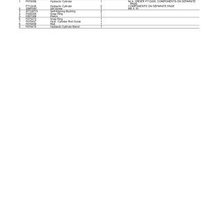 John Deere 1210E IT4 T2 (SN 001711 – 001976) Forwarders Parts Catalog Manual