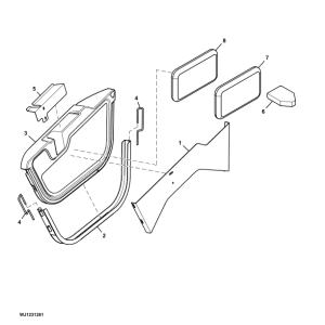 John Deere 1910E T3 Forwarders (SN 001468-001883) Parts Catalog Manual