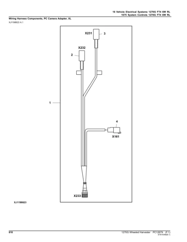 PC12879_809-600x776 John Deere 1270G FT4 6W Wheeled Harvesters (SN 003505-003884) Parts Catalog Manual