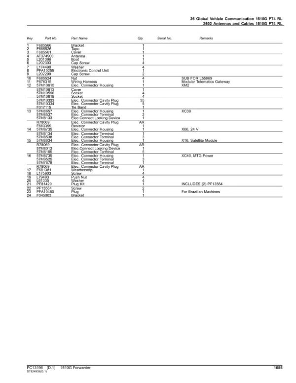 PC13196_1084-600x776 John Deere 1510G FT4 RL Forwarders (SN F003601-004010) Parts Catalog Manual