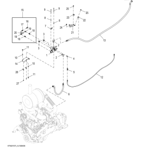 John Deere 1510G FT4 RL Forwarders (SN F003601-004010) Parts Catalog Manual