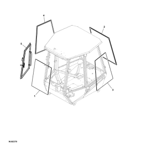 John Deere 1510G T2 FFC Forwarders (SN C003601-004180) Parts Catalog Manual