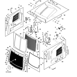 John Deere 1510G T2 FFC Forwarders (SN C003601-004180) Parts Catalog Manual