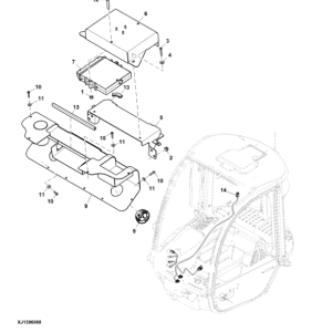 PC13302_1009-600x776 John Deere 1270G FT4 6W Wheeled Harvesters (SN F003885-004468) Parts Catalog Manual