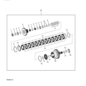John Deere 210L EP Tractor Loader (SN G895001-) Parts Catalog Manual