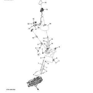 John Deere 210L EP Tractor Loader (SN G895001-) Parts Catalog Manual