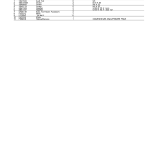 John Deere 1070G Harvester Parts Catalog Manual