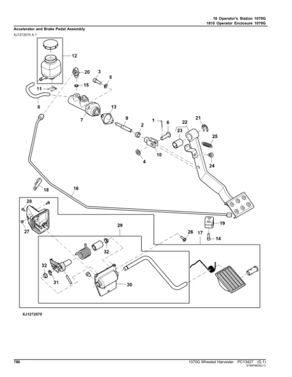 PC13427_785-600x776 John Deere 1070G Harvester Parts Catalog Manual