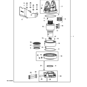 John Deere 1110G FT4 FFC Forwarders (SN L004459-) Parts Catalog Manual