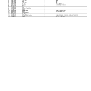 John Deere 1910G Forwarders (SN L002175-002339) Parts Catalog Manual