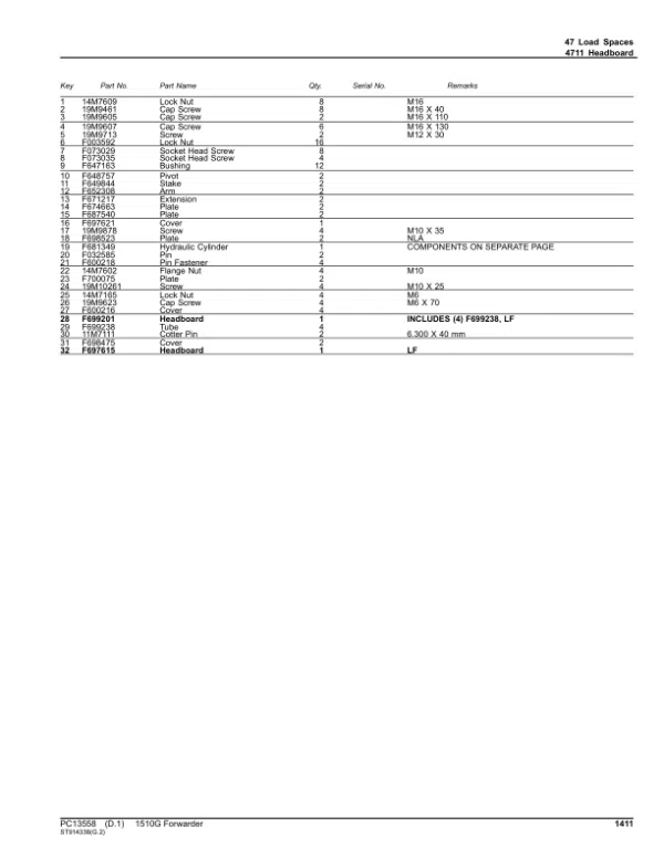 PC13558_1410-600x776 John Deere 1510G FT4 RL Forwarders (SN L004011-004180) Parts Catalog Manual