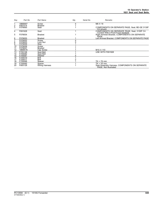 PC13558_848-600x776 John Deere 1510G FT4 RL Forwarders (SN L004011-004180) Parts Catalog Manual