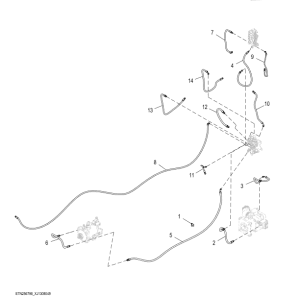 John Deere 1470G Wheeled Harvesters (SN L002211-002291) Parts Catalog Manual