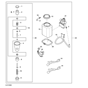 John Deere 1170G Wheeled Harvesters Parts Catalog Manual