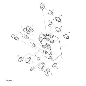 PC13919_1085-600x776 John Deere 1270G 6W Wheeled Harvesters (SN 1WJ1270G_ _L004999-) Parts Catalog Manual