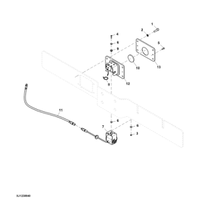 John Deere 1270G 8W Wheeled Harvesters (SN 1WJ1270G_ _L004999-) Parts Catalog Manual