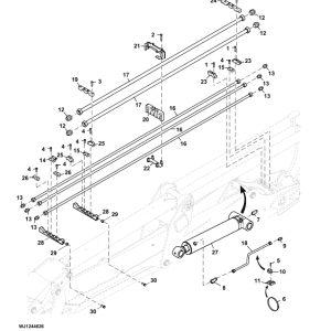 PC13923_1319-600x776 John Deere 1270G FT4 T2 8W Wheeled Harvesters (SN 1WJ1270G__C004999-) Parts Catalog Manual