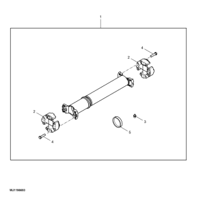 John Deere 1470G STAGE V Wheeled Harvesters (SN 1WJ1470G_ _L002292-) Parts Catalog Manual