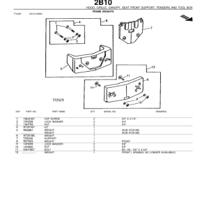 John Deere 301A Tractors Parts Catalog Manual