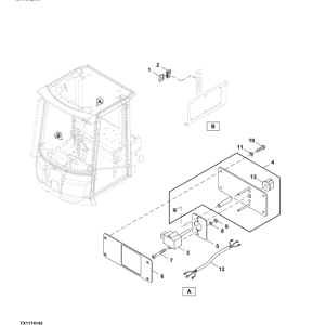 John Deere 244K-II Loaders (SN 1LU244KT_B042870-) Parts Catalog Manual