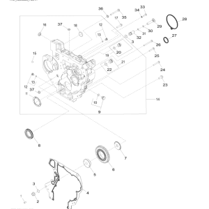 John Deere 260E Articulated Dump Trucks (SN F677827-708124) Parts Catalog Manual