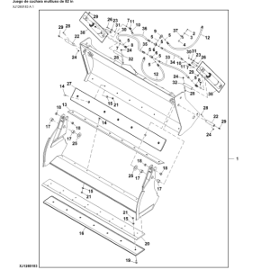 John Deere 210L, 210L EP, 310L, 310L EP, 310SL, 310SL HL, 315SL, 325SL, 410L, 710L Backhoes Attachment Parts Catalog Manual