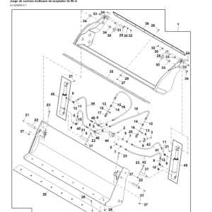 John Deere 210L, 210L EP, 310L, 310L EP, 310SL, 310SL HL, 315SL, 325SL, 410L, 710L Backhoes Attachment Parts Catalog Manual