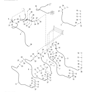 John Deere 260E Articulated Dump Trucks (SN 1DW260E_ D708125-) Parts Catalog Manual