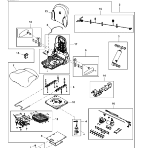 John Deere 310SL Backhoe Loaders (SN C390996- & D390996-) Parts Catalog Manual