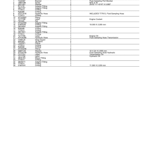John Deere 310SL HL Backhoe Loaders (SN 1T0310HL_ _F390996-) Parts Catalog Manual