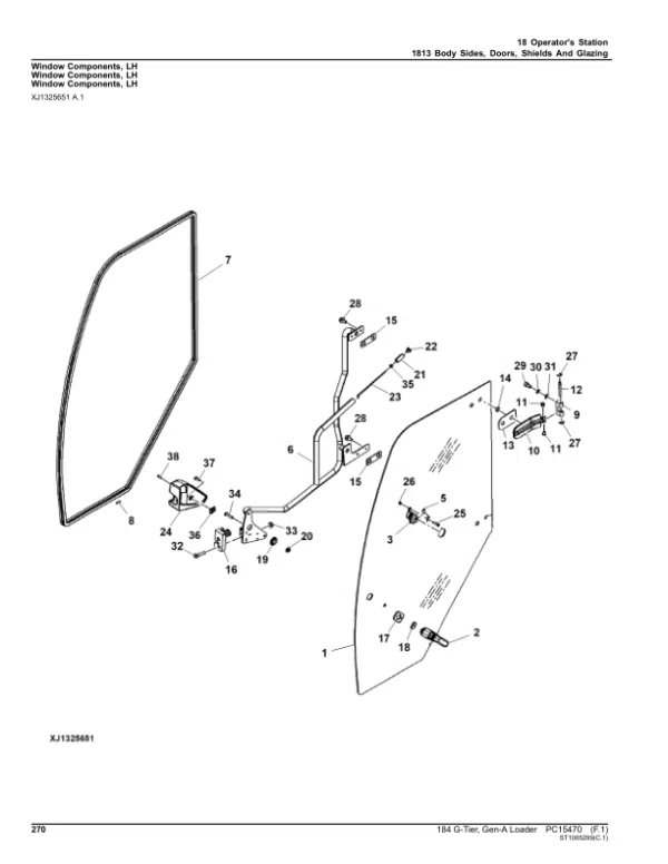 PC15470_269-600x776 John Deere 184 G Loaders (SN 1LU184GA_ _B_67465-) Parts Catalog Manual