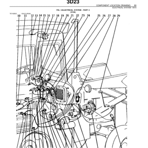 John Deere 310A, 310B Backhoes Parts Catalog Manual