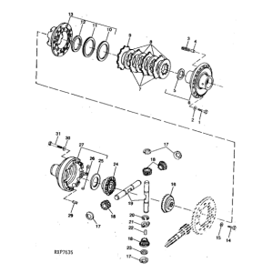 John Deere 1200, 1400, 1600, 1800 Axles Parts Catalog Manual