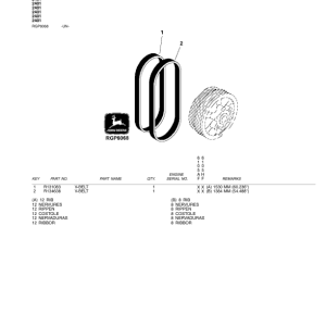 John Deere 10.5L, 12.5L Engines (SN –029999) Parts Catalog Manual