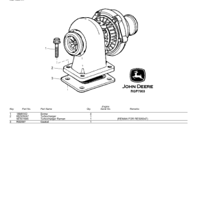 John Deere 280 Skid Steers Parts Catalog Manual