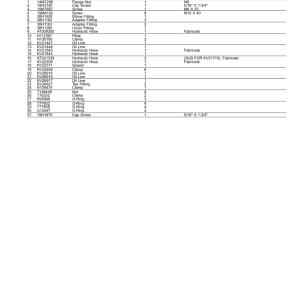 John Deere 280 Skid Steers Parts Catalog Manual
