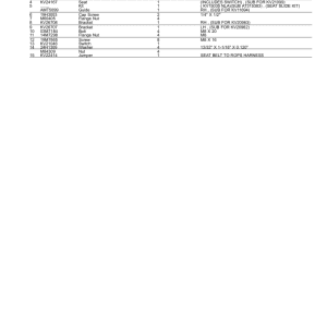 John Deere 280 Skid Steers Parts Catalog Manual