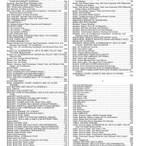 John Deere 300C Articulated Dump Trucks Parts Catalog Manual